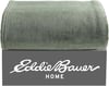 Eddie Bauer Throw Blanket Ultra Soft Plush Home Dcor All Season Bedding Ultra Lux Solid Red 50 x 60Fleece Reverse Green