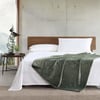 Eddie Bauer Throw Blanket Ultra Soft Plush Home Dcor All Season Bedding Ultra Lux Solid Red 50 x 60Fleece Reverse Green