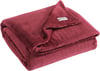 Eddie Bauer Throw Blanket Ultra Soft Plush Home Dcor All Season Bedding Ultra Lux Solid Red 50 x 60Fleece Reverse Red