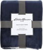 Eddie Bauer Throw Blanket Ultra Soft Plush Home Dcor All Season Bedding Ultra Lux Solid Red 50 x 60Sherpa Reverse Blue