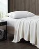 Eddie Bauer Twin Blanket Solid Reversible Cotton Bedding Home Decor for All Seasons Textured Twill White TwinKing Textured Twill White