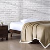 Eddie Bauer Twin Blanket Ultra Soft amp Cozy Plush Home Dcor All Season Bedding Solid Tan TwinTwin Solid TanWhite