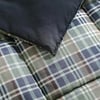 Eddie Bauer Twin Comforter Set Reversible Microsuede Bedding with Matching Shams Casual Home Decor Rugged Plaid Brown TwinRugged Navy King