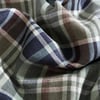 Eddie Bauer Twin Comforter Set Reversible Microsuede Bedding with Matching Shams Casual Home Decor Rugged Plaid Brown TwinRugged Navy Twin