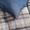 Eddie Bauer Twin Comforter Set Reversible Microsuede Bedding with Matching Shams Casual Home Decor Rugged Plaid Brown TwinRugged Plaid Brown King