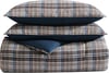 Eddie Bauer Twin Duvet Cover Set Reversible Microsuede Bedding Set with Matching Shams Casual Home Dcor Rugged Plaid Brown TwinRugged Plaid Brown King