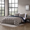 Eddie Bauer Twin Duvet Cover Set Reversible Microsuede Bedding Set with Matching Shams Casual Home Dcor Rugged Plaid Brown TwinRugged Plaid Brown Twin