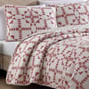 Eddie Bauer Twin Quilt Set Cotton Reversible Bedding Set All Season Lodge Home Dcor Arrowhead Red TwinQuilt Set King Arrowhead RedIvory