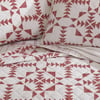 Eddie Bauer Twin Quilt Set Cotton Reversible Bedding Set All Season Lodge Home Dcor Arrowhead Red TwinQuilt Set King Arrowhead RedIvory