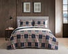 Eddie Bauer Twin Quilt Set Cotton Reversible Bedding Set All Season Lodge Home Dcor Madrona NavyRed TwinKing Madrona NavyRed