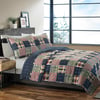 Eddie Bauer Twin Quilt Set Cotton Reversible Bedding Set All Season Lodge Home Dcor Madrona NavyRed TwinKing Madrona NavyRed