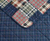 Eddie Bauer Twin Quilt Set Cotton Reversible Bedding Set All Season Lodge Home Dcor Madrona NavyRed TwinQueen Madrona NavyRed