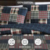 Eddie Bauer Twin Quilt Set Cotton Reversible Bedding Set All Season Lodge Home Dcor Madrona Plaid Navy TwinMadrona NavyRed King