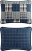 Eddie Bauer Twin Quilt Set Cotton Reversible Bedding Set All Season Lodge Home Dcor Madrona Plaid Navy TwinMadrona Plaid NavyGreen King