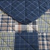 Eddie Bauer Twin Quilt Set Cotton Reversible Bedding Set All Season Lodge Home Dcor Madrona Plaid Navy TwinMadrona Plaid NavyGreen King