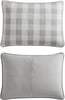 Eddie Bauer Twin Quilt Set Cotton Reversible Bedding with Matching Sham Home Decor for All Seasons Lakehouse Plaid Light Grey TwinKing Light Grey