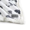 Eddie Bauer UltraPlush Collection Throw BlanketReversible Sherpa Fleece Cover Soft amp Cozy Perfect for Bed or Couch Bear VillageBear Village GreyWhite