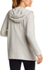 Eddie Bauer Womens Camp Fleece Hoodie WrapLight Heather Gray Gray