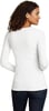 Eddie Bauer Womens Essentials Ribbed Crew LongSleeve ShirtRegular White