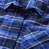 Eddie Bauer Womens Expedition Performance Flannel 20 ShirtPetite Blue Topaz