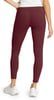 Eddie Bauer Womens Movement Lux HighRise 78Length LeggingsPetite Burgundy