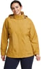 Eddie Bauer Womens Packable Rainfoil JacketStandard Butterscotch Recycled