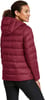 Eddie Bauer Womens StratusTherm Hooded Down JacketDark Berry