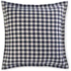 Eddie Bauer  Euro Sham Set 2pc Cotton Bedding with Hidden Zipper Closure Stylish Plaid Home Decor Kingston Charcoal 26 x 26Navy