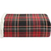 Eddie Bauer  Throw Blanket Super Soft Reversible Cotton Flannel Sherpa Bedding Ideal Christmas ampamp White Elephant Gifts Cozy Plaid Home Decor Montlake Plaid Red ThrowMountain Tartan RedBlackGold