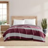 Eddie Bauer  Twin Blanket Lightweight Cotton Bedding Home Decor for All Seasons Boylston Red Stripe TwinKing Boylston Red Stripe