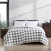 Bunkhouse Plaid White/Charcoal King