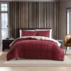 Eddie Bauer  Twin Comforter Set Reversible Sherpa Bedding with Matching Shams Cozy ampamp Warm Home Decor Sherwood Brown TwinSherwood Red