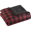 Eddie Bauer  Twin Duvet Cover Set Cotton Reversible Bedding Buffalo Plaid Home Decor for All Seasons RedBlack TwinBlanket Throw RedBlack