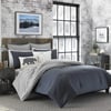 Eddie Bauer  Twin Duvet Cover Set Cotton Reversible Bedding with Matching Sham Stylish Home Decor Kingston Charcoal TwinQueen Charcoal