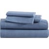 Eddie Bauer  Twin Sheets Cotton Flannel Bedding Set Brushed for Extra Softness Cozy Home Decor Grey TwinBlue King