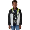 Eddie Bauer Boys Rain Jacket  Lone Peak Waterproof 3in1 Insulated Windbreaker Coat with Removable Fleece Lining 520Black