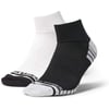 Eddie Bauer Mens Active Pro COOLMAX Quarter Socks  2 PackBlack