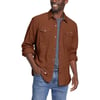 Eddie Bauer Mens Chutes Microfleece Shirt  StripeRegular Tortoise