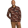 Eddie Bauer Mens Chutes MockNeck FleeceBurgundy