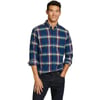 Eddie Bauer Mens Eddies Favorite Classic Fit Flannel Shirt  PlaidCadet