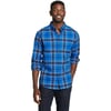 Eddie Bauer Mens Eddies Favorite Classic Fit Flannel Shirt  PlaidSapphire