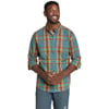 Eddie Bauer Mens Eddies Favorite Classic Fit Flannel Shirt  PlaidTall Stream