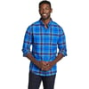 Eddie Bauer Mens Eddies Favorite Flannel Shirt  SlimRegular Sapphire