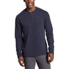 Eddie Bauer Mens Eddies Favorite Ultrasoft Thermal HenleyRegular Htr Navy