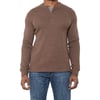 Eddie Bauer Mens Eddies Favorite Ultrasoft Thermal HenleyStandard Brown Bark