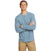 Eddie Bauer Mens Eddies Favorite Ultrasoft Thermal HenleyTall Chambray Blue