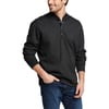 Eddie Bauer Mens Faux ShearlingLined Thermal HenleyTall Black