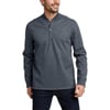 Eddie Bauer Mens Faux ShearlingLined Thermal HenleyTall Storm