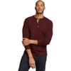 Eddie Bauer Mens Faux ShearlingLined Thermal ShirtBrgundy