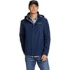 Eddie Bauer Mens Packable Rainfoil JacketMedium Indigo Recycled